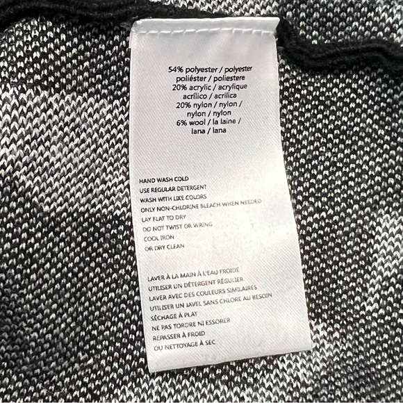 Victor Glemaud Knit Black/White Print Dress Size M - Picture 9 of 9